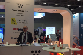 Handels- und Wirtschaftsattaché Frank F. Compernolle auf der BioEurope 2017